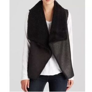 Velvet by Graham & Spencer faux fur vest Size L